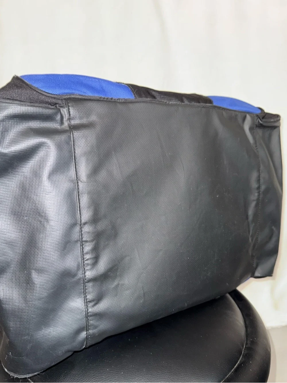 Adidas Vintage 90s Duffel or Gym Bag - Blue/Black